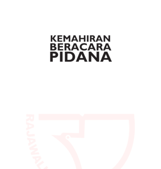 KEMAHIRAN BERACARA PIDANA