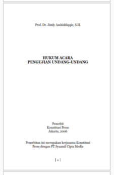 HUKUM ACARA  PENGUJIAN UNDANG-UNDANG