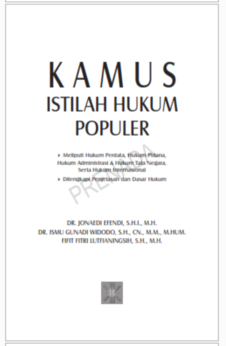Kamus Istilah Hukum Populer